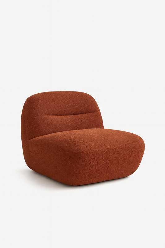 Casablanca Boucle Swivel Chair