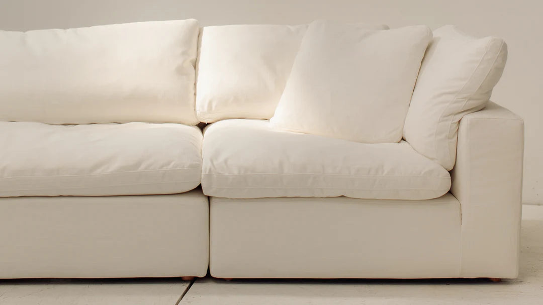 modern modular corner unit with plush cushions for adaptable living room layouts