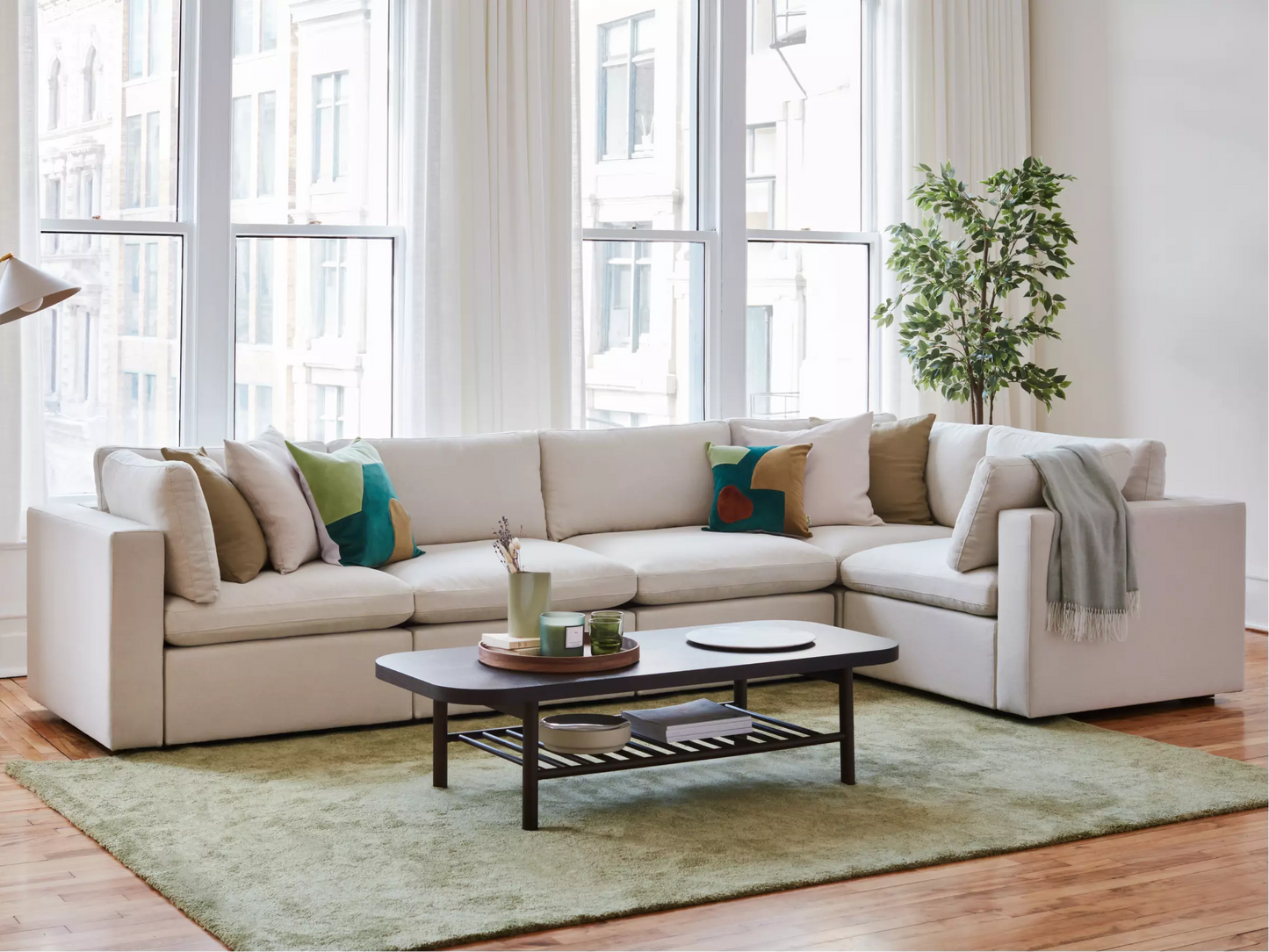 modern corner sofa perfect for family living and entertaining