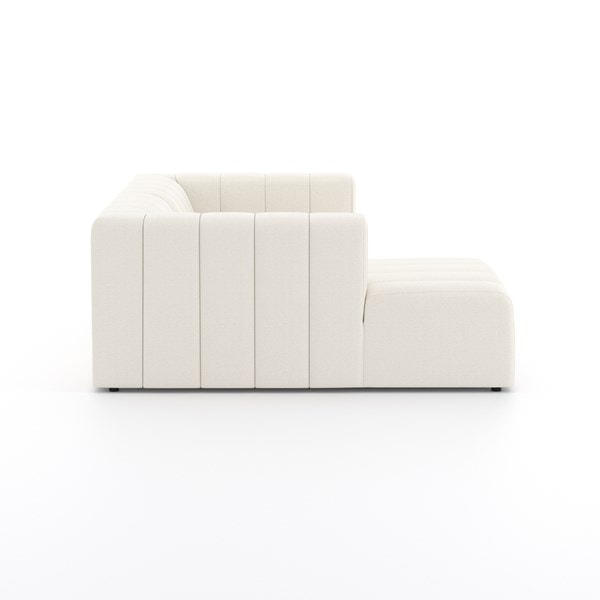 architectural silhouette with spacious chaise lounging