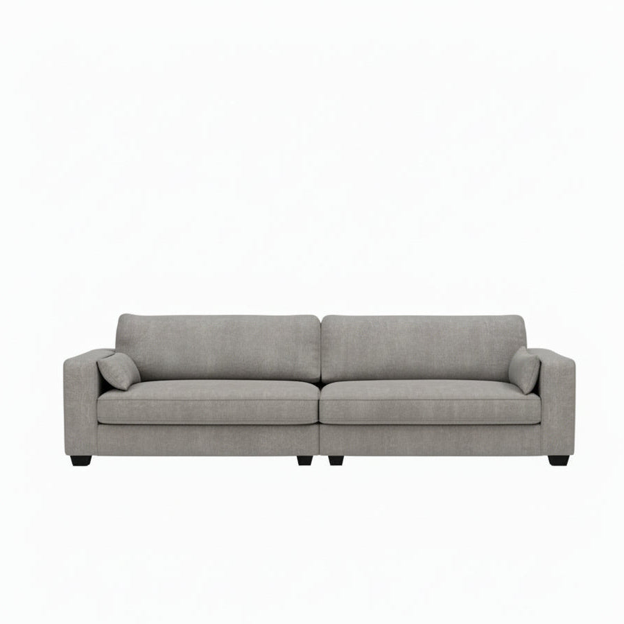 spacious xl sofa with deep seating and clean contemporary lines