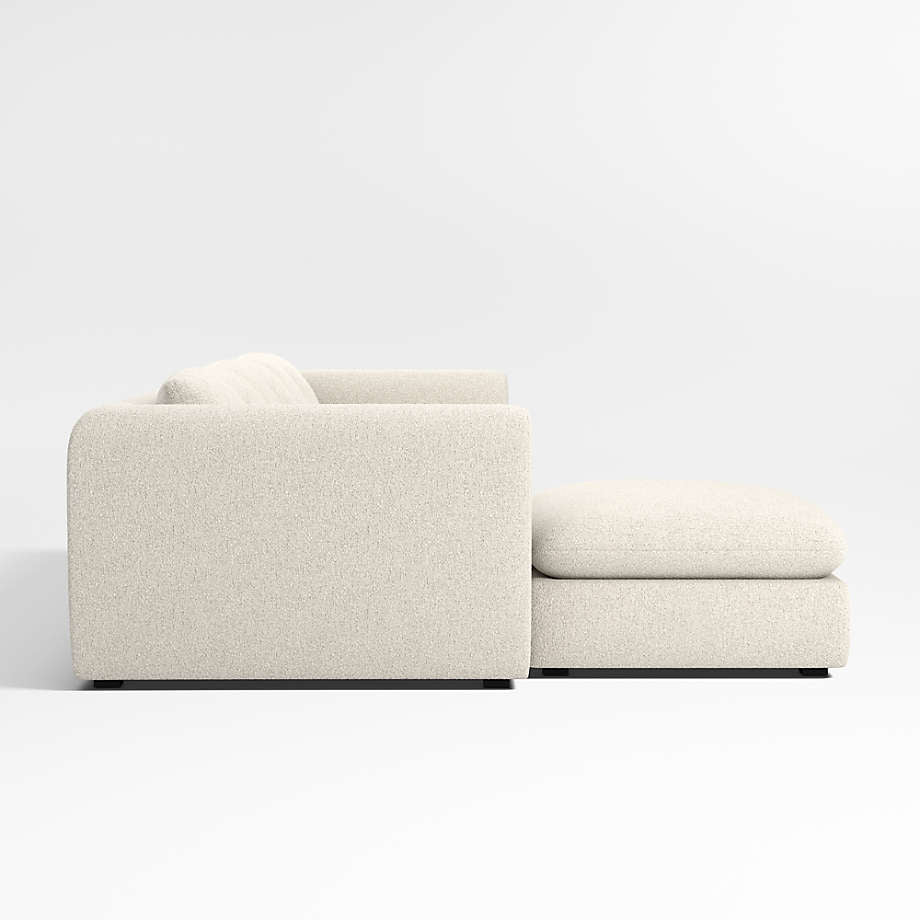 Nobu modular sofa 3 piece set with footstool ideal for flexible seating layouts
