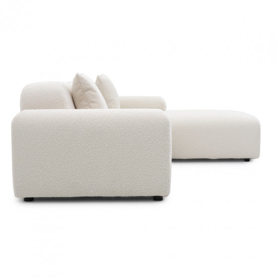 Sky modular chaise end sofa with three seats combining comfort, style and flexibility
