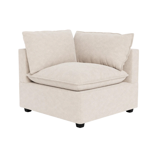 The signature Poka cushioning is defined by its relaxed, sculpted form, delivering a plush yet supportive seating experience. Designed to maintain its shape while offering sink-in comfort, it embodies understated luxury.
