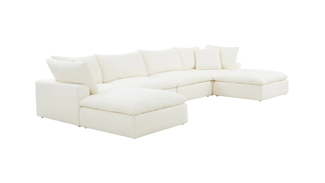 Cloud XL U Shape Sofa Footstool x2