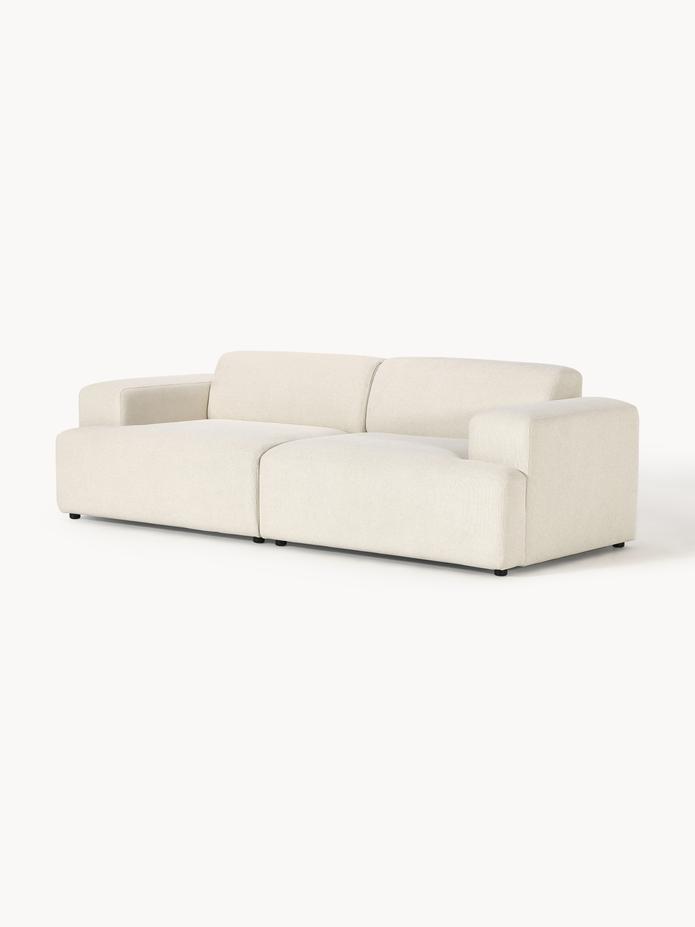 two seater cream couch