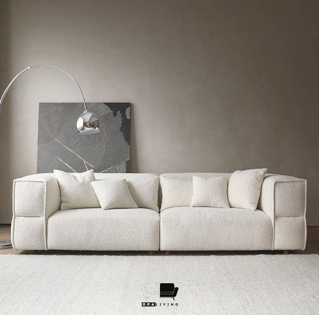 cream sofa