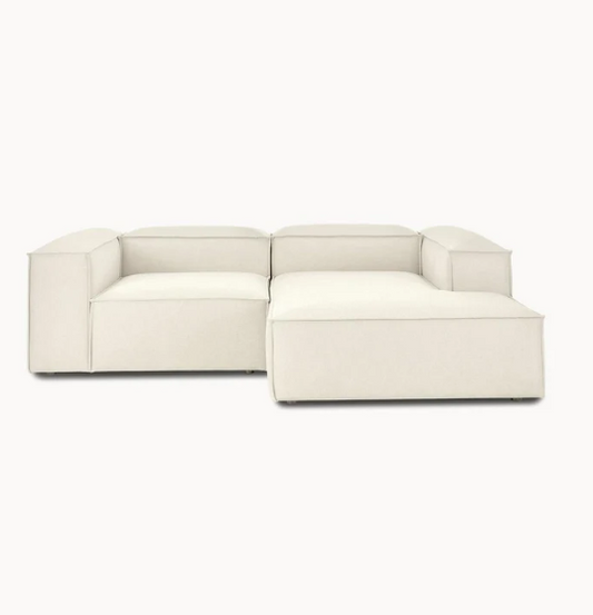 cream sectional