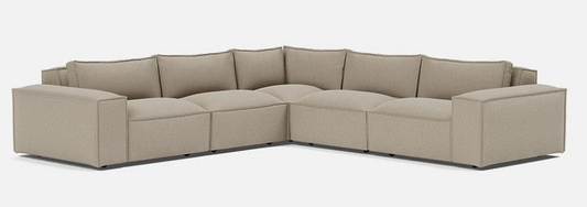grey modular six seater couch