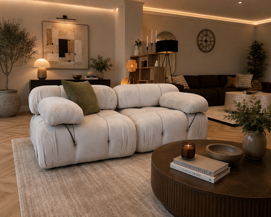Ex Demo Storm Boucle 2 Seat Sofa (Quick Delivery 10-14 days)