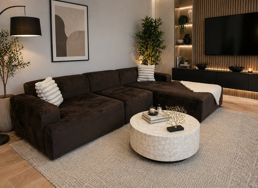 Ex Demo LOLA 4 Seat Chaise End Sofa (Quick Delivery 10-14 days)