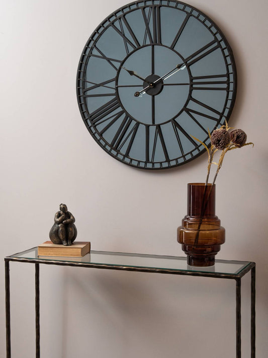 MOBA Skeleton Mirror Wall Clock