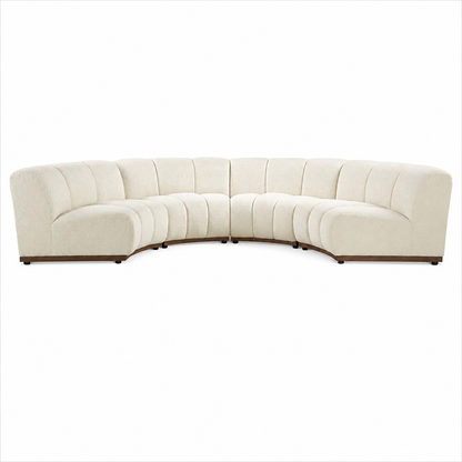 Amalfi 4 Seater Curved Sofa