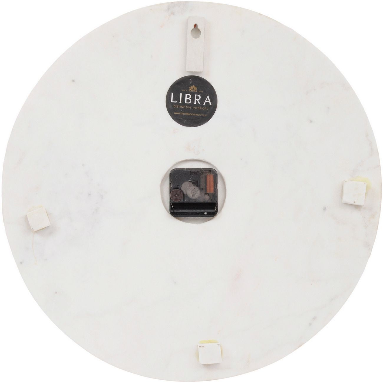 Onda Brass Inlay And Marble Wall Clock