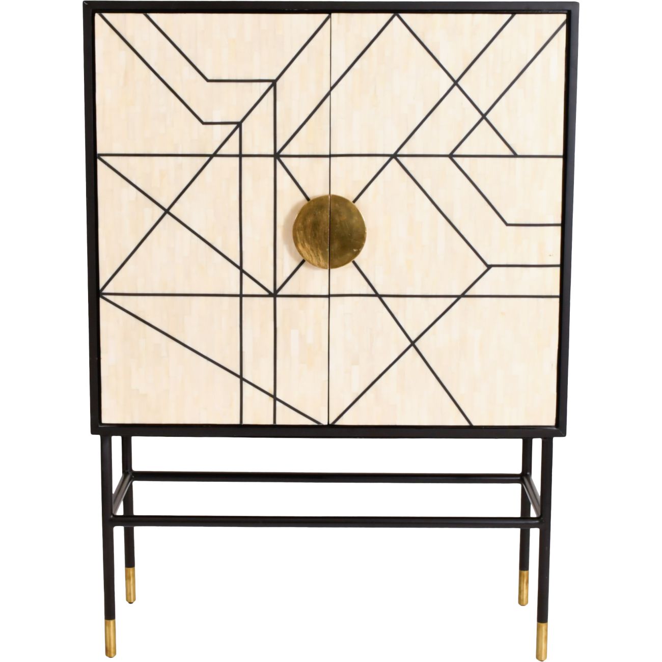 VELORA Bone Bar Cabinet