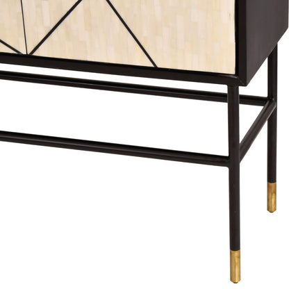 VELORA Bone Bar Cabinet