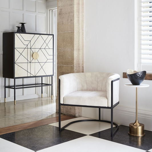 VELORA Bone Bar Cabinet