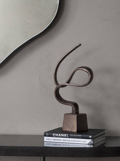 Yara Metallic Bronze Aluminium Wellness Sculpture
