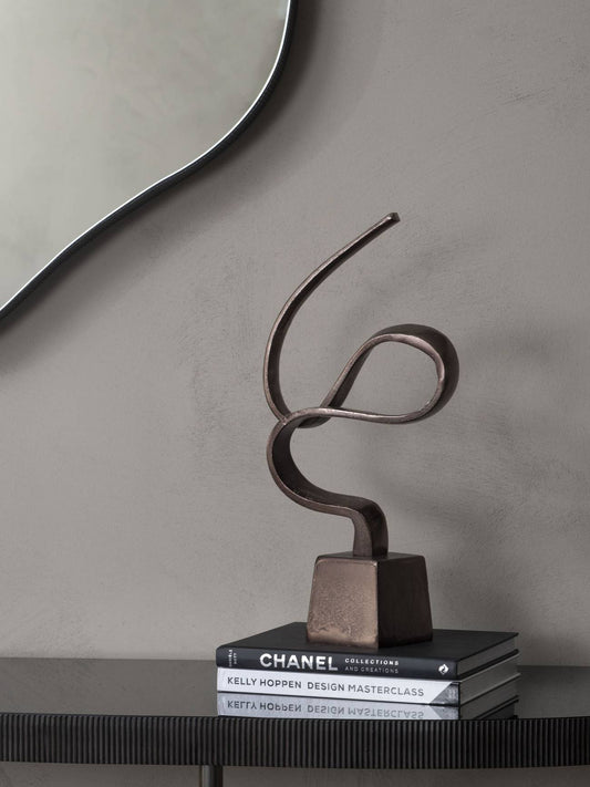Yara Metallic Bronze Aluminium Wellness Sculpture