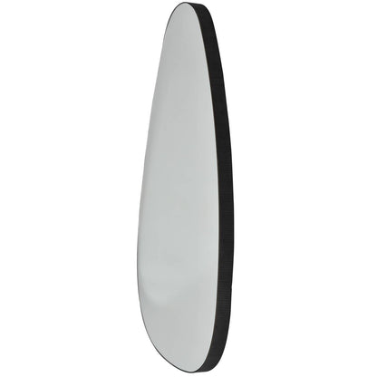 ORLENE Oversized Metal Framed Mirror Oak Wood Finish