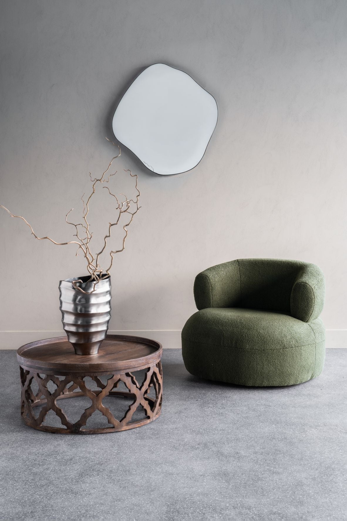 DOTO Occasional Chair in Hunter Green