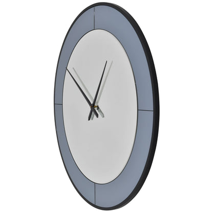 CYRO Two Tone Mirrored Round Clock