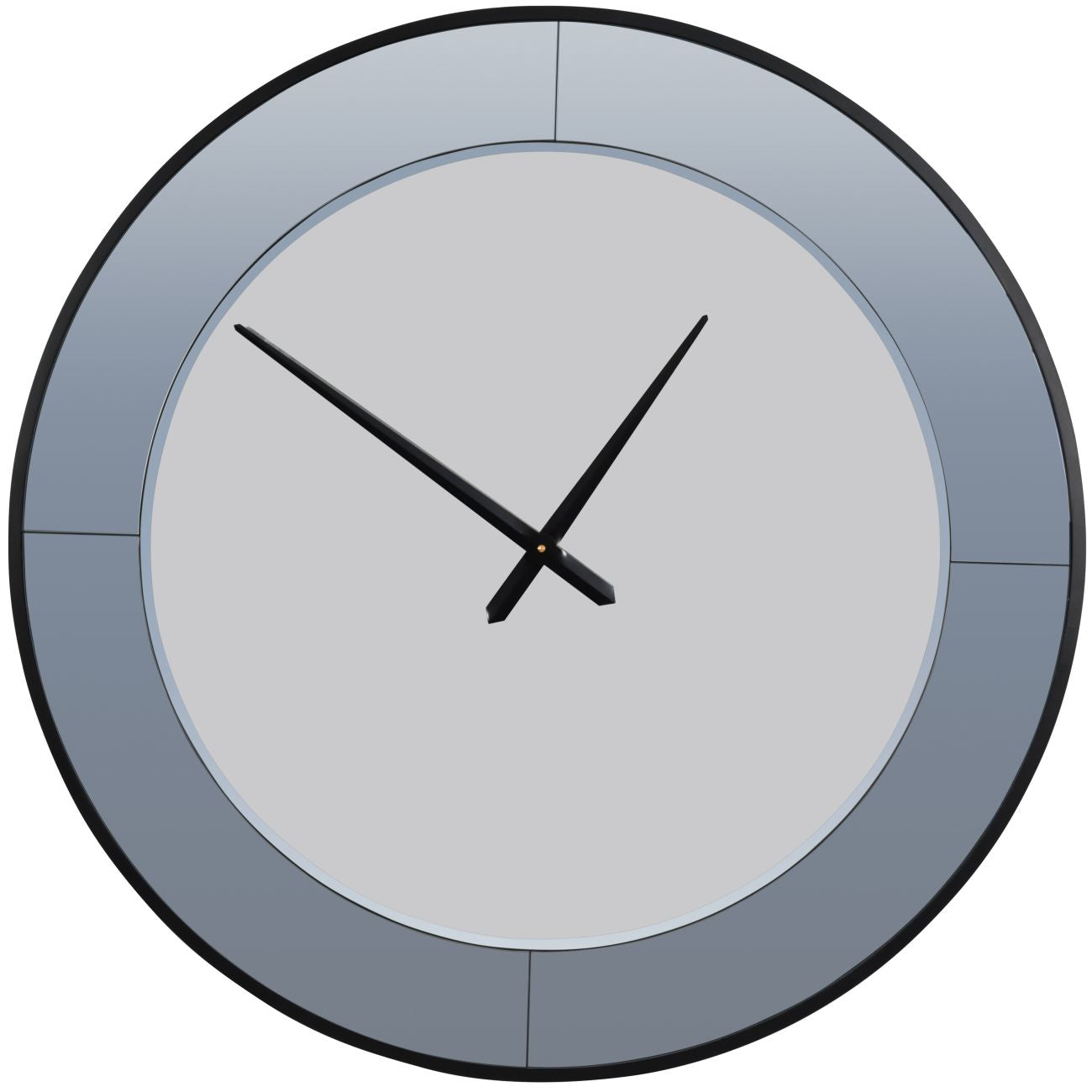 CYRO Two Tone Mirrored Round Clock