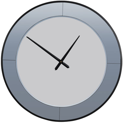 CYRO Two Tone Mirrored Round Clock
