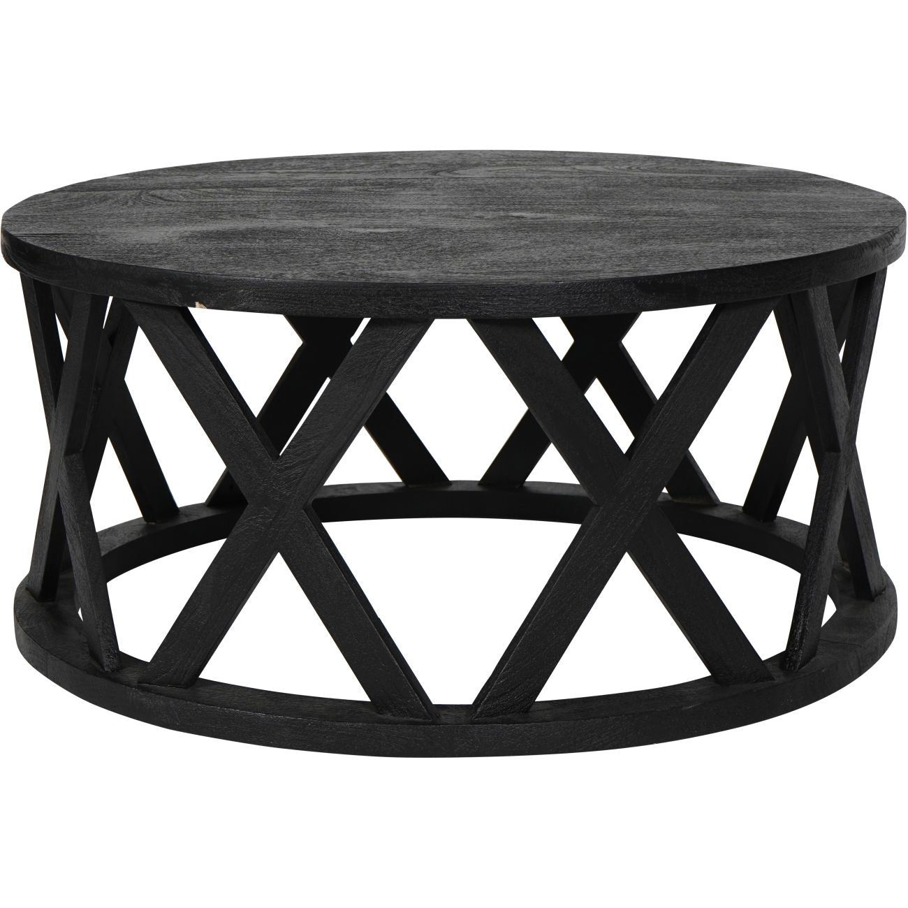 SOLU Solid Wooden Coffee Table in Black