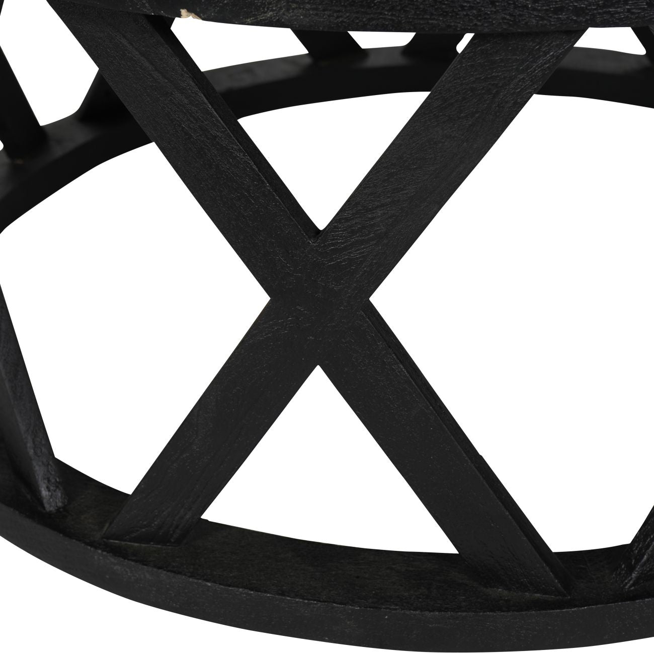 SOLU Solid Wooden Coffee Table in Black