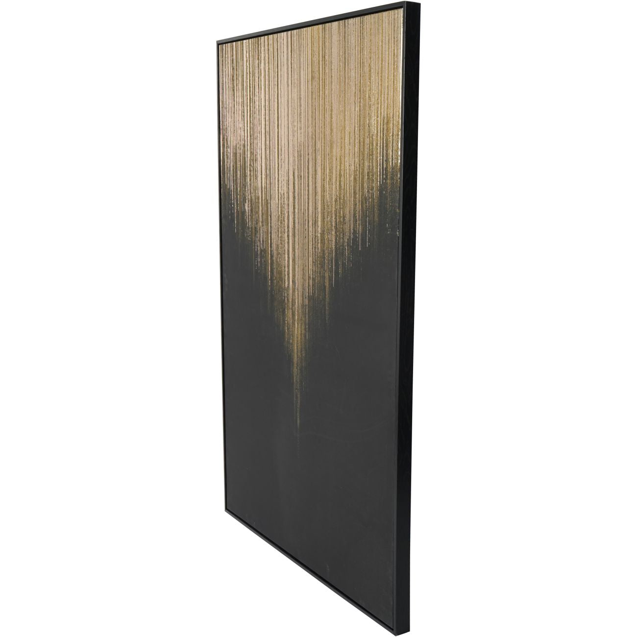 HANA Golden Rain Foiled Framed Canvas 140 x 100cm