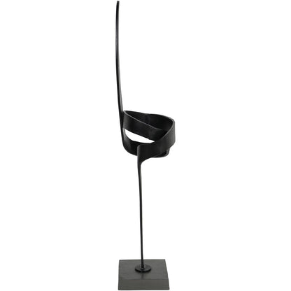 Taro Textured Brass Aluminium Abstract Sculpture