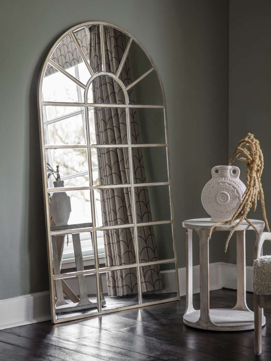 Novi Gold Arch Floor Standing Mirror
