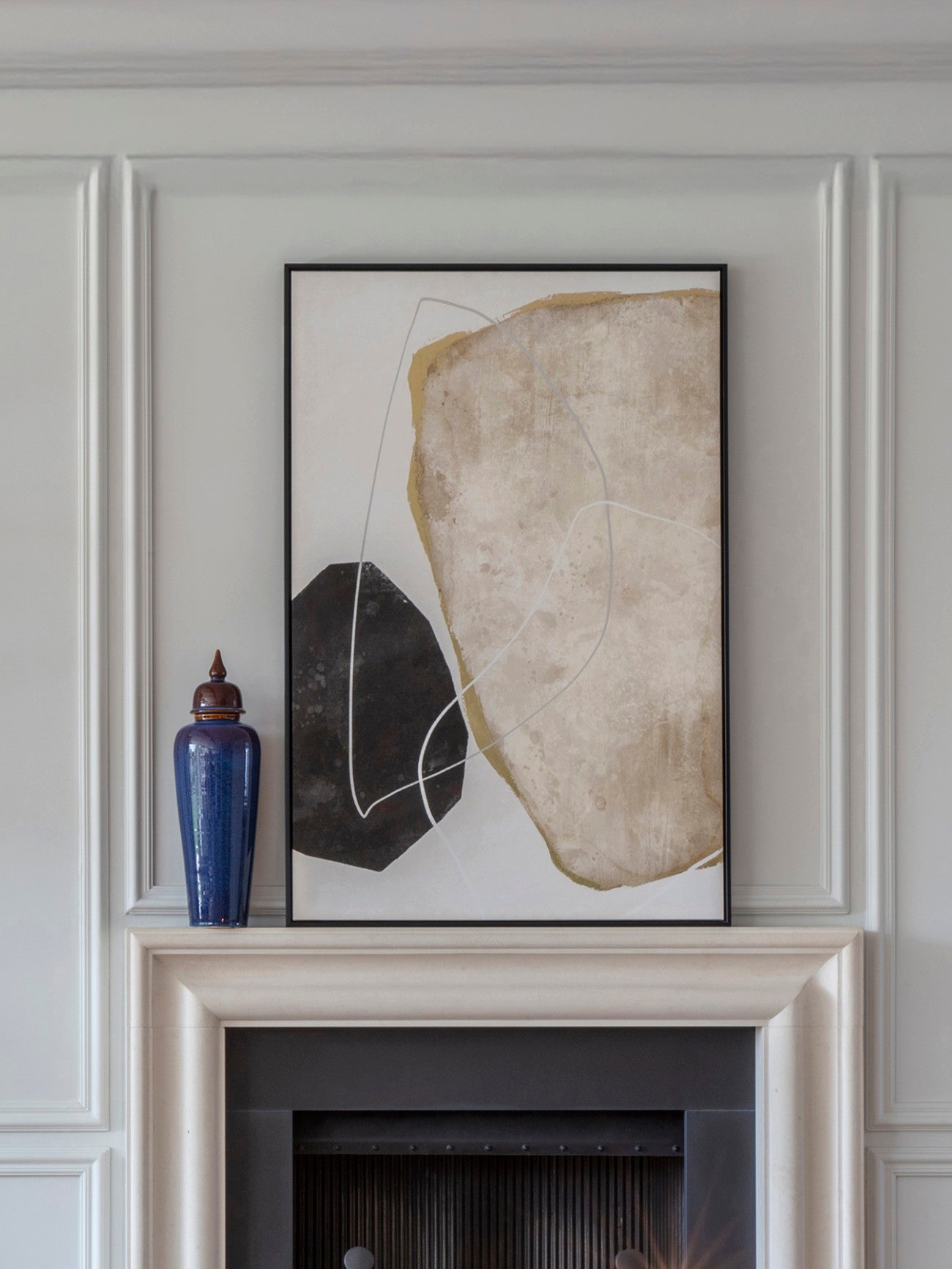 KORA Framed Abstract Canvas