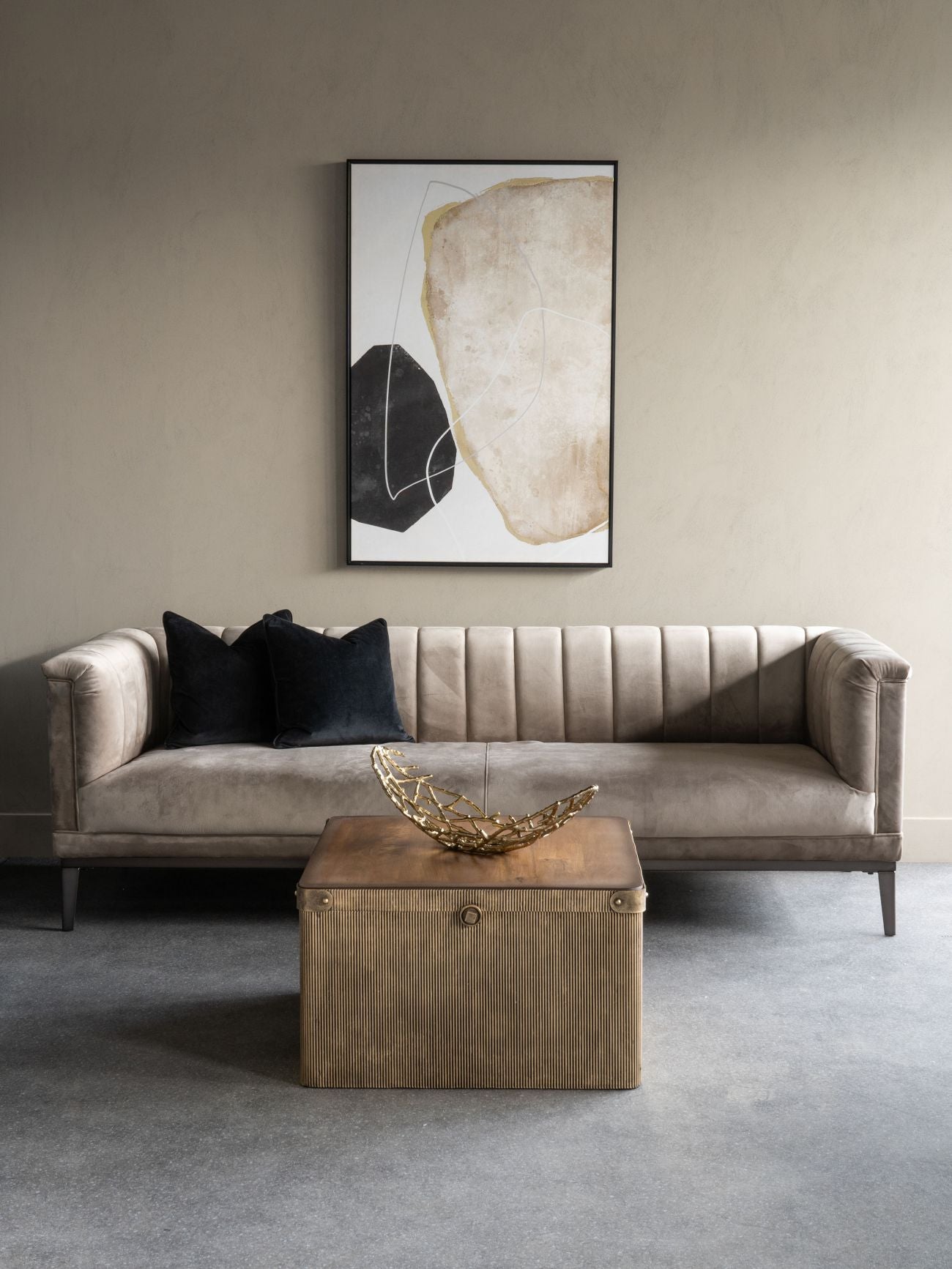 KORA Framed Abstract Canvas