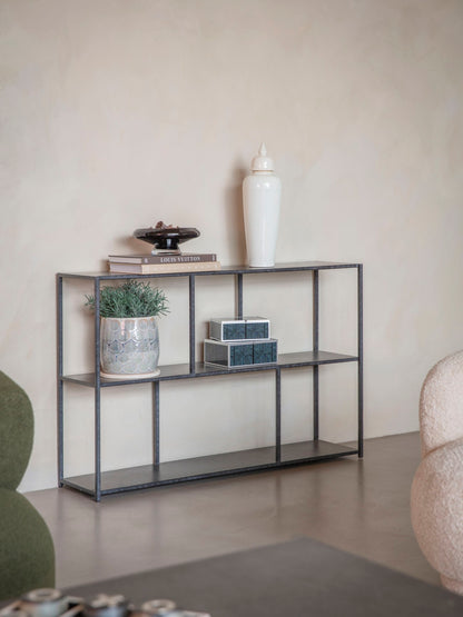 Ashcroft Console Table Mottled Black