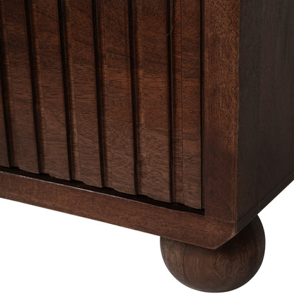 SUKU Wooden 6 Drawer with Marble Top Cabinet