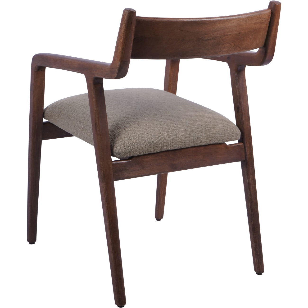 Tava Wooden Upholstered Dining Chair (Sage)