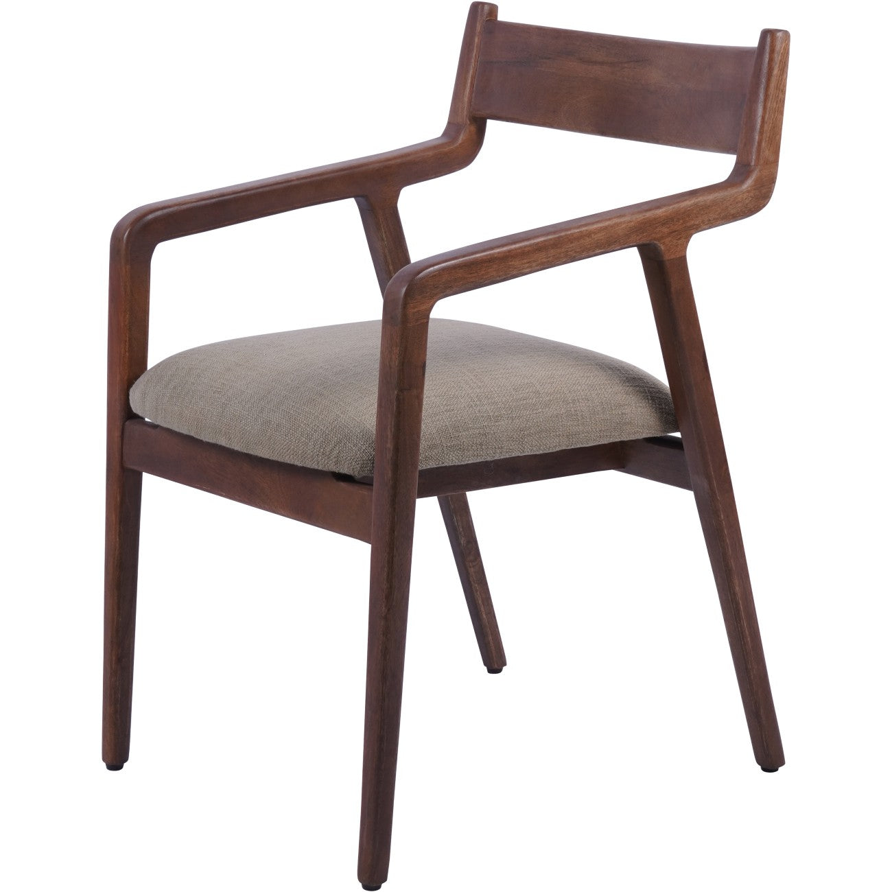 Tava Wooden Upholstered Dining Chair (Sage)