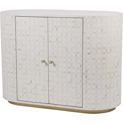MONA Bone Inlay Two Door Cabinet