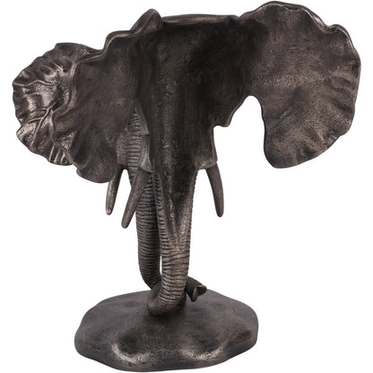 Mira Cast Aluminium Nuzzling Elephants Sculpture