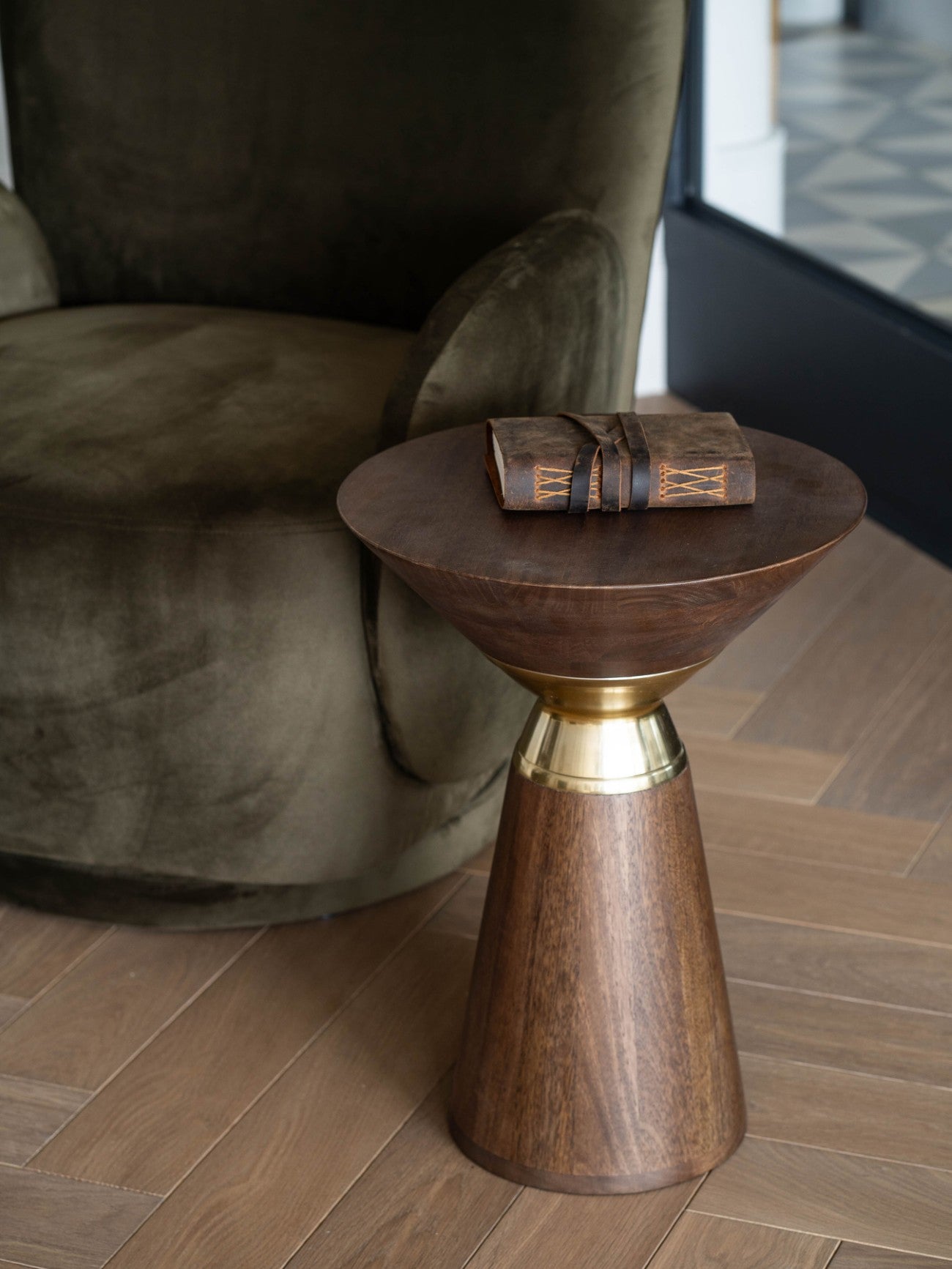 Venezia Driftwood Side Table