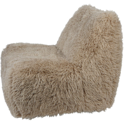 Talo Faux Sheepskin Swivel Accent Chair