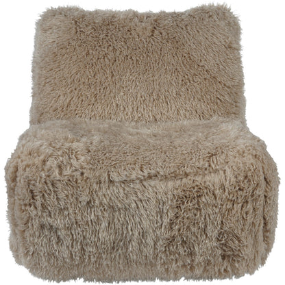 Talo Faux Sheepskin Swivel Accent Chair