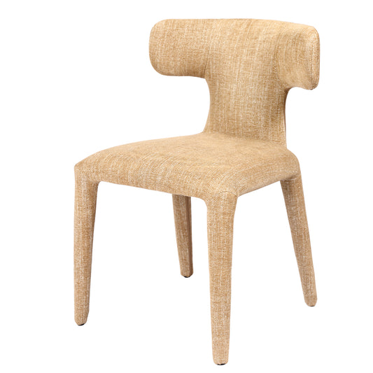 Pair of Mavi Upholstered Dining Chairs (Wheat)