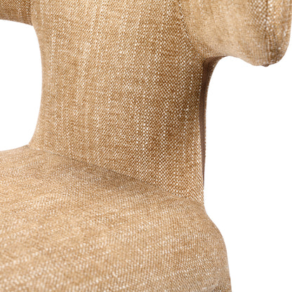 Pair of Mavi Upholstered Dining Chairs (Wheat)