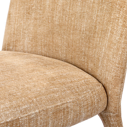 Pair of Sova Upholstered Dining Chairs (Wheat)