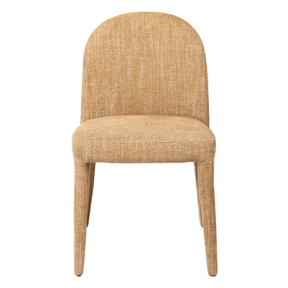 Pair of Sova Upholstered Dining Chairs (Wheat)