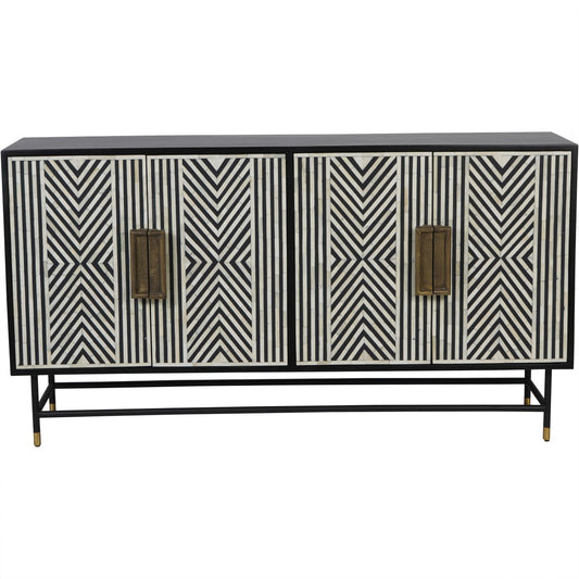 DANTI Bone Inlay Four Door Buffet Cabinet