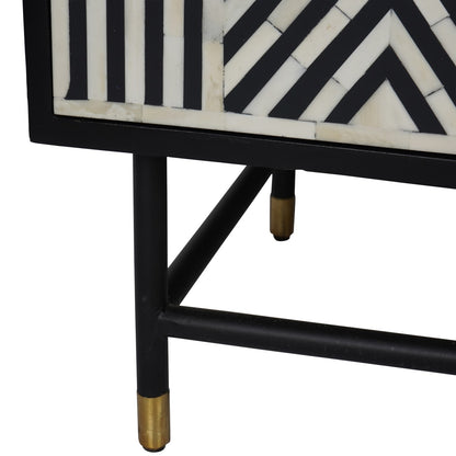 DANTI Bone Inlay Four Door Buffet Cabinet